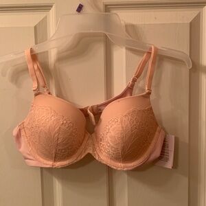 NWT 36A Underwire Auden Light Pink Women's Bra
